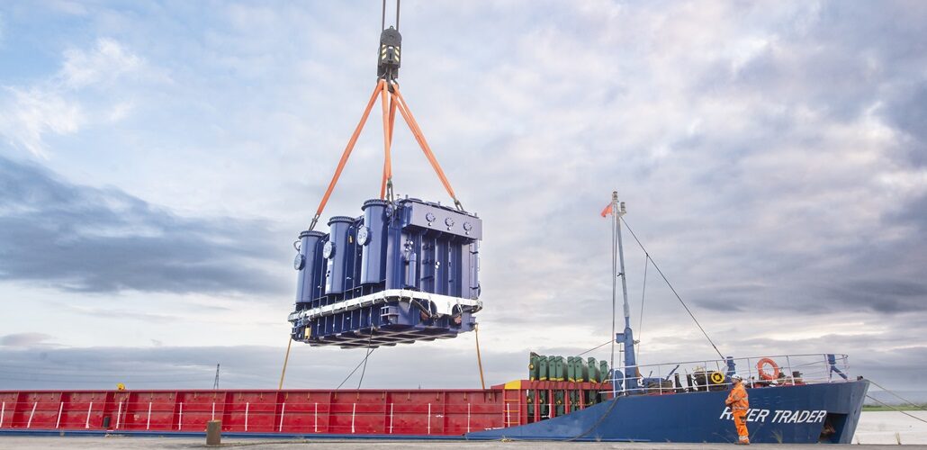 174-tonne transformer arrives at Bridgwater substation