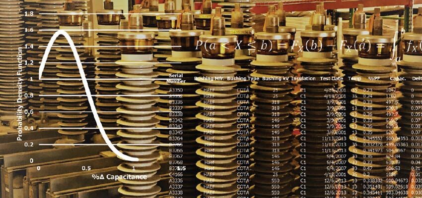 Refining bushing power factor and capacitance analysis through statistics