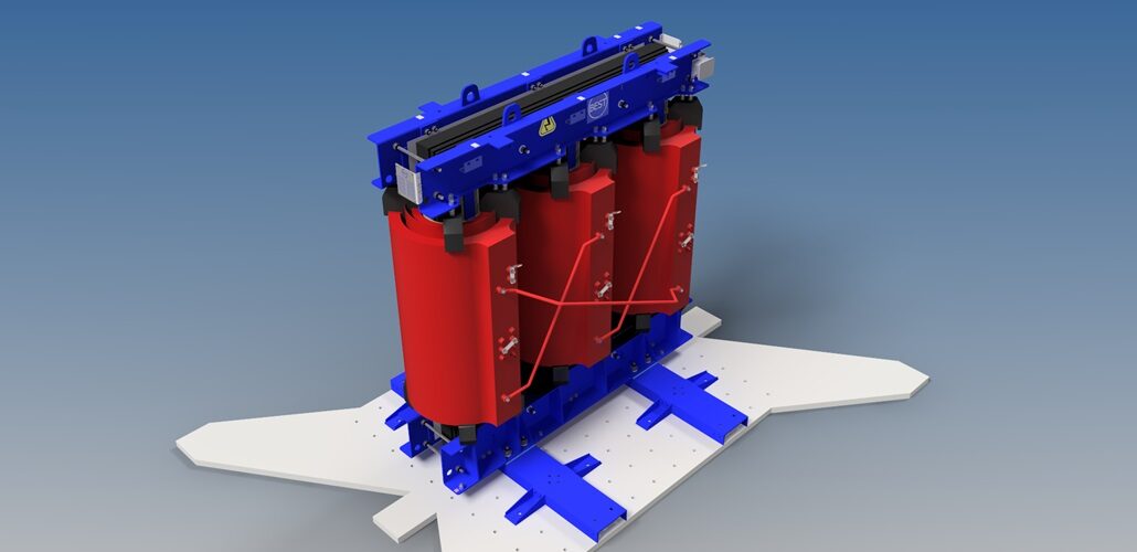 A qualified dry-type transformer under the combined seismic conditions