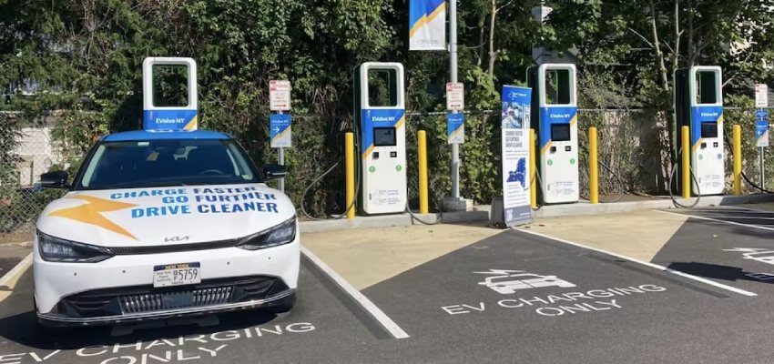 New York EV charging station